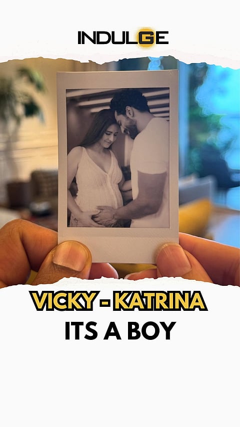It's a boy! Vicky and Katrina became proud parents