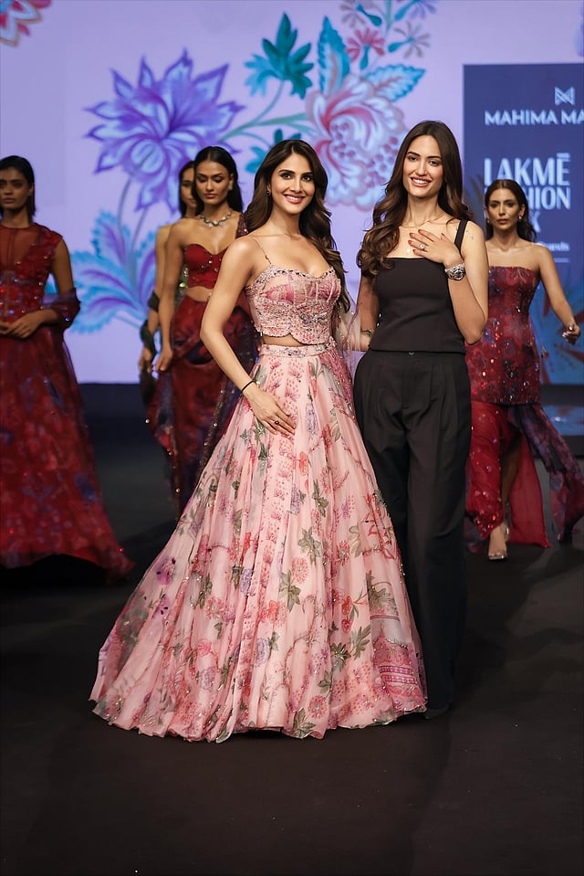 Mahima Mahajan’s Fanah merges the delicacy of organza and georgette with a deeper emotional palette drawn from mystic poetry