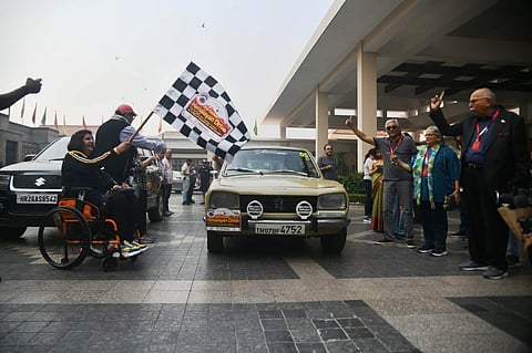 Participants get ready for gruelling sections ahead