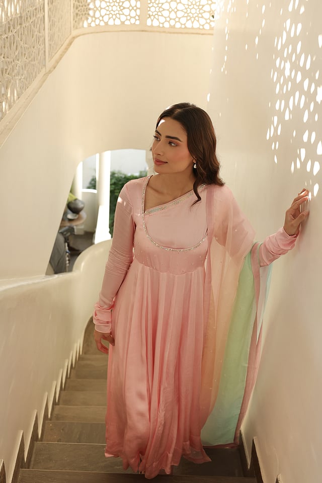 The delicate handwork adds more charm to the overall look of the collection