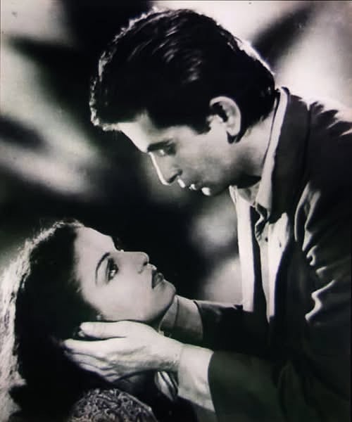 Kamini Kaushal with Dilip Kumar in Shaheed (1948)