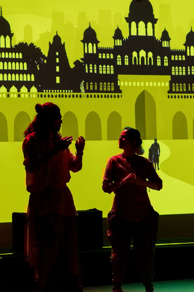 A scene from the play