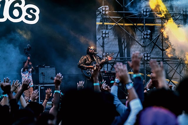 The F16s gear up for a charged homecoming gig in Chennai