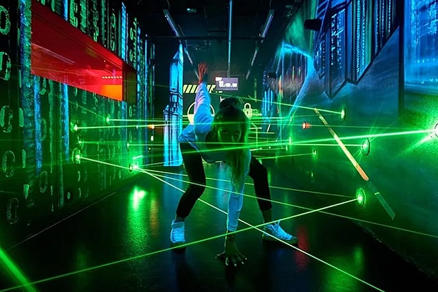 Inside Berlin’s German Spy Museum, the laser tag