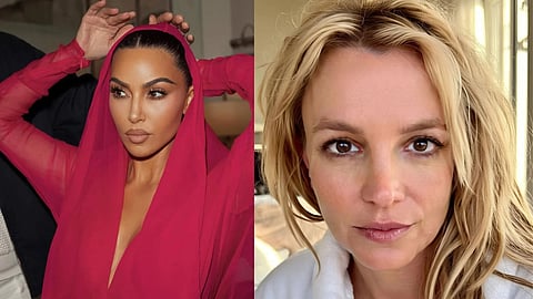 Britney Spears and Kim Kardashian
