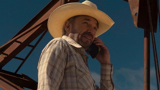 Billy Bob Thornton in a still from Landman