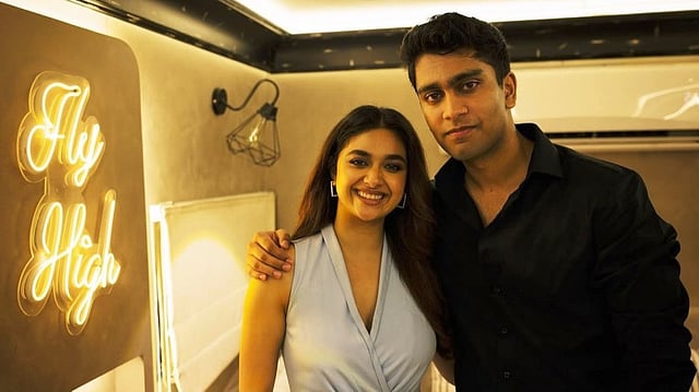 Manas Manu with Keerthy Suresh