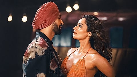 Diljit Dosanjh and Manushi Chhillar 