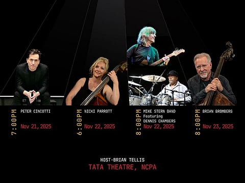 International Jazz Festival at NCPA features artistes like Peter Cincotti, Nicki Parrott, Mike Stern, Dennis Chambers