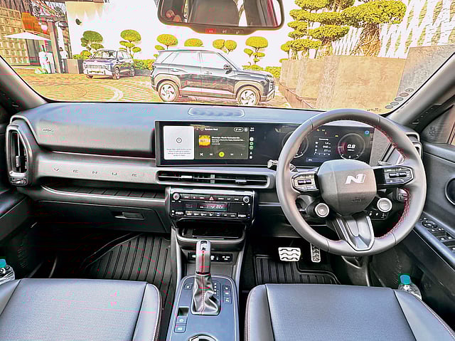 Futuristic cockpit and interiors