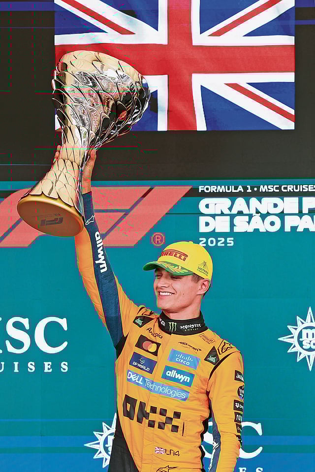 The winner of the Brazilian GP is Lando Norris