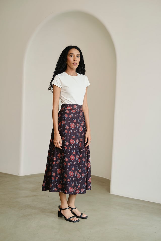 This new edit by Prernaa Lohiya
boasts sustainable printed staples  