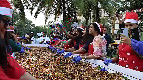 Mixing joy into season at Novotel Hyderabad