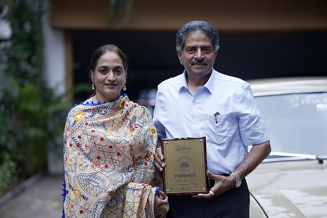 Ranjit & Uma Pratap were one of the only two finishers in their category, besides another