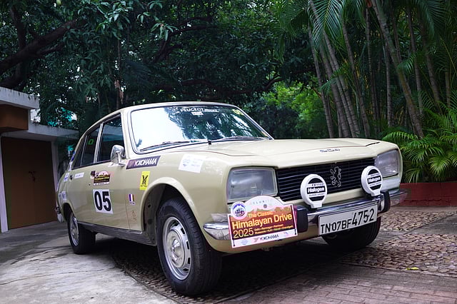 The Peugeot 504d was the chosen chariot of the drive