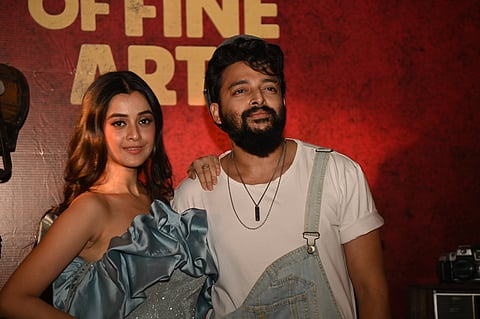 Glimpses from the retro party of Bengali film The Academy of Fine Arts