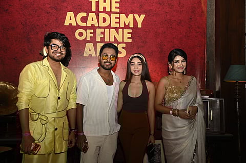 (L-R) Sayak, Sukanta, Ananya, Alakananda