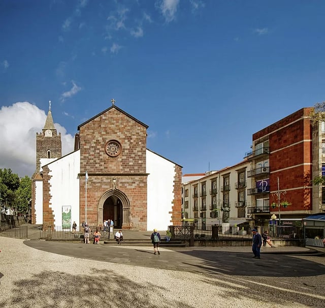 The 511-year-old cathedral in Funchal, Madeira