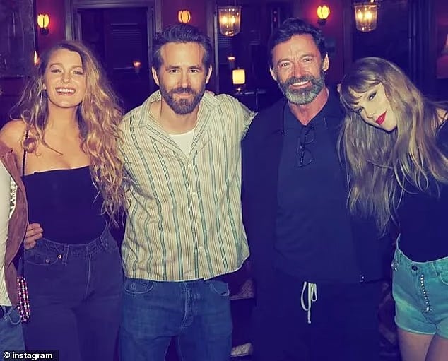 Blake Lively, Ryan Reynolds, Hugh Jackman, Taylor Swift
