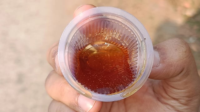 Freshly made Khejur Gur