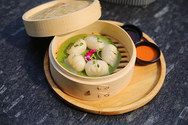 The gooey cream cheese and crunch from water cheshtnut bits was a great combination