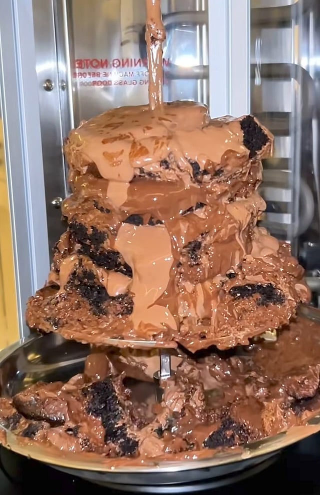 Try Cholate Shawarma, one of the viral foods from Dubai