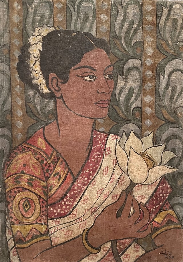 The Lotus Flower (The Lotus Girl), 1955 
