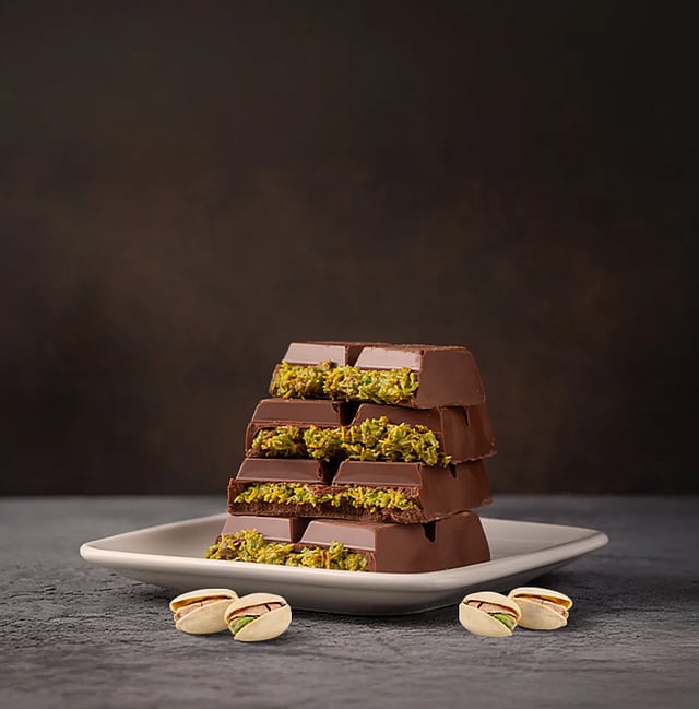 One of the most popular Viral foods from Dubai is the chocolate Kunafa.