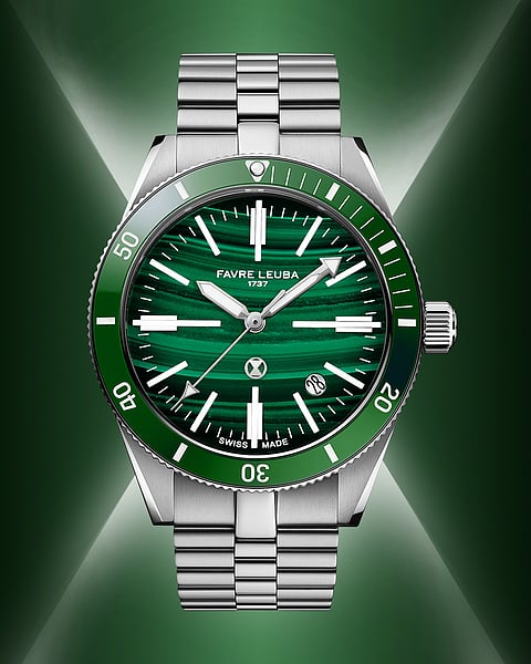 Favre Leuba's new Malachite dial