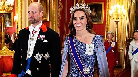 Kate Middleton wears the Oriental tiara which was originally made for Queen Victoria