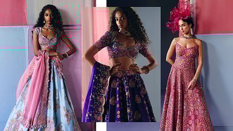 Mrunalini Rao unveils exquisite wedding lehenga collection celebrating craftsmanship and colour