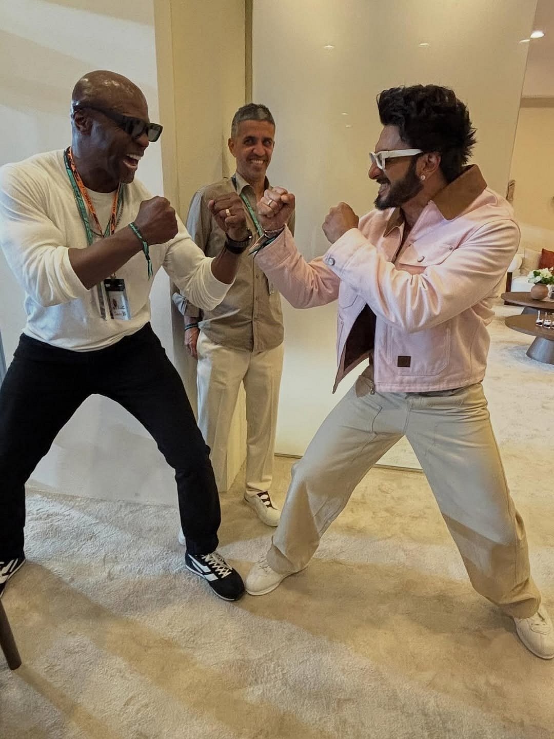 Image for Terry Crews shares pic with Ranveer Singh, congratulates him on Dhurandhar
