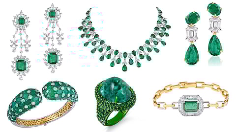 Mohar Jewels unveils Emeralds in Full Bloom collection, celebrating Zambian emeralds