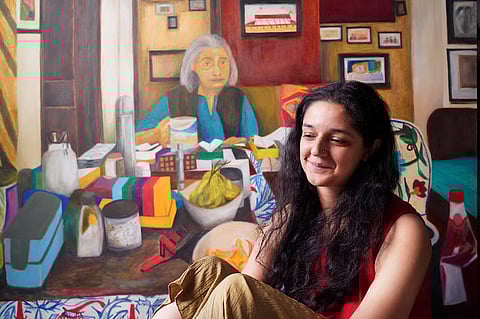 Aban Raza's works are on display in Delhi 