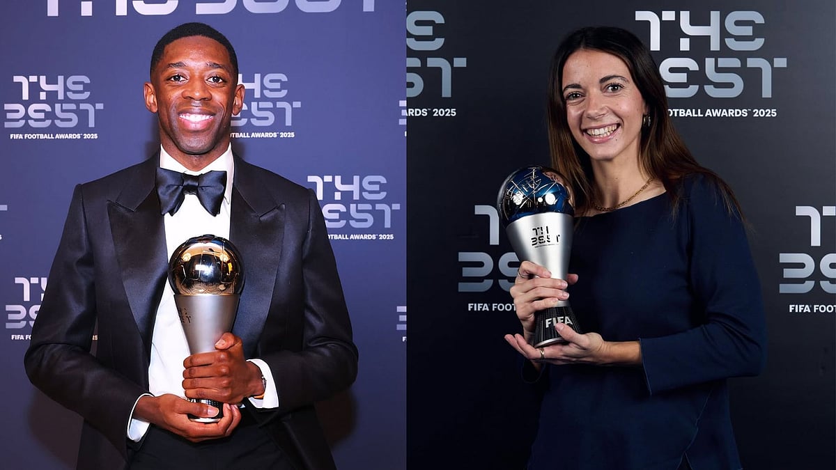 France's Ousmane Dembele, Spain's Aitana Bonmati win FIFA the Best awards