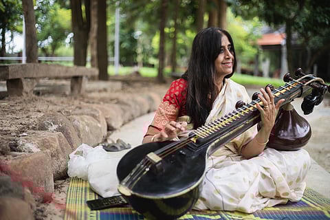 In frame: Geetha Navale