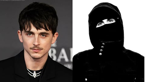 Timothée Chalamet and rapper EsDeekid 