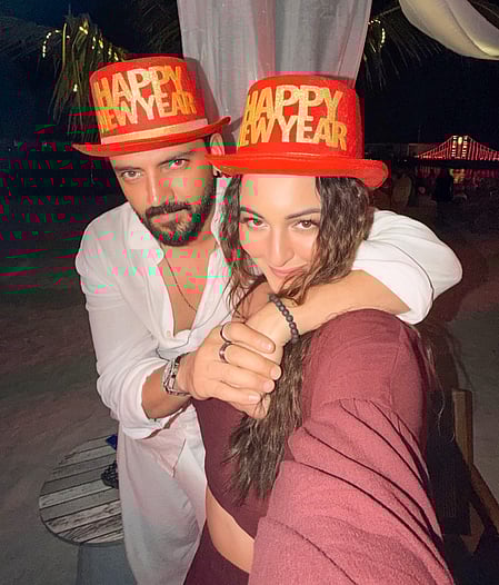 Sonakshi Sinha, Zaheer Iqbal have a blast on their exotic Maldives trip, welcome 2026 in style