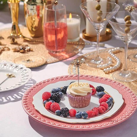 Tableware with meaning: Plate & Peonie's Bride-to-Bee collection for new couples