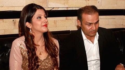 Virender Sehwag and wife Aarti Ahlawat had unfollowed each other on social media