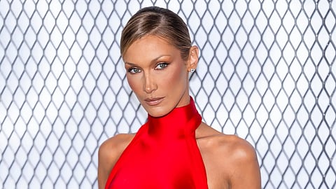 Bella Hadid steals the spotlight in a red Schiaparelli gown