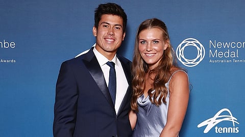 Tennis couple Maddison Inglis and Jason Kubler 