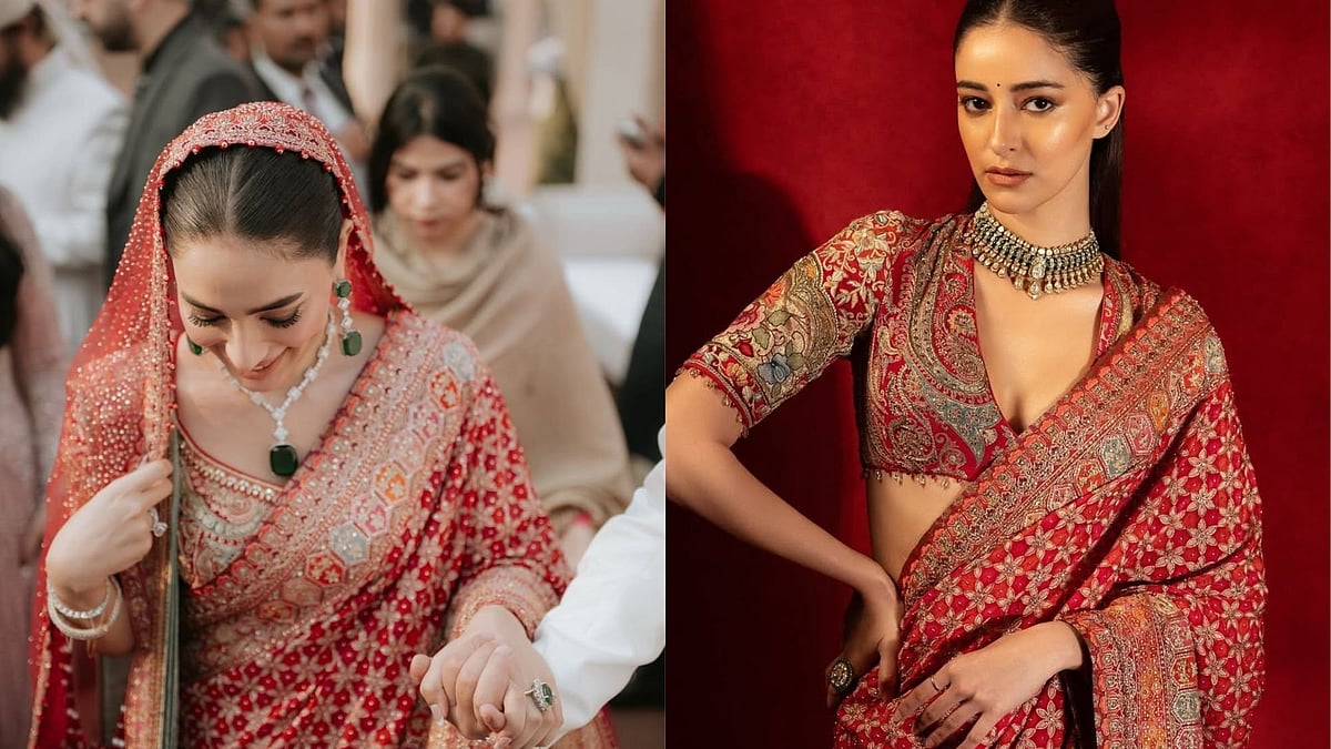 Shanzeh Ali Rohail's wedding look is copied from Ananya Panday's look? What a Pakistani influencer said