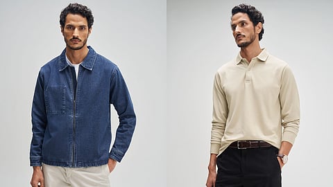 Fabric innovation is central to this collection