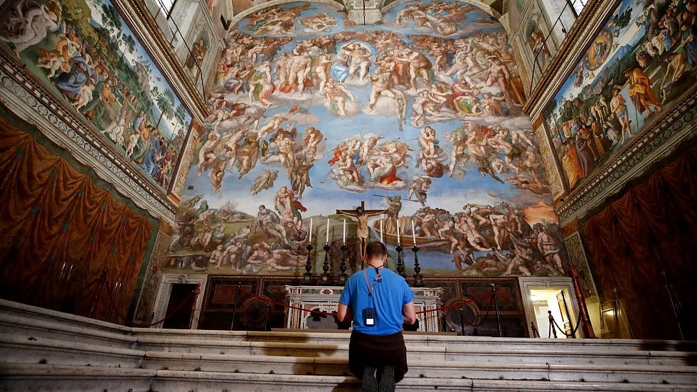 Michelangelo’s 'The Last Judgment' undergoes first cleaning in decades
