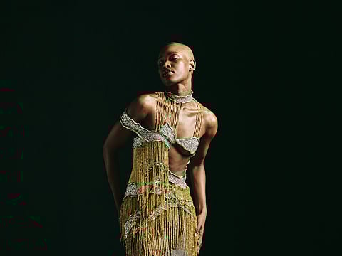 Rooted in the work of Frei Otto and Olafur Eliasson, these pieces 
translate architecture and colour 
studies into contemporary fashion