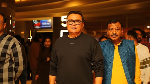 Saswata Chatterjee at the premiere of Hok Kolorob