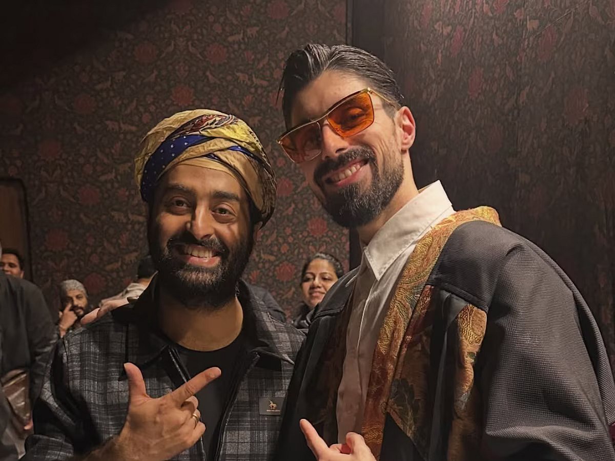 Lebanese musician Rodolphe Manoukian meets Arijit Singh in Kolkata