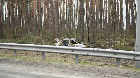 Imagine driving along the road and coming face-to-face with a line of cars that were involved in accidents. How would you feel? 