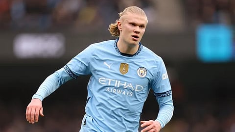 Why did Erling Haaland miss Manchester City's match against Leeds United? 